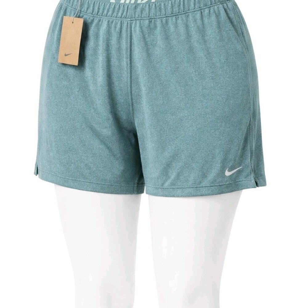 Nike Dri Fit Womens‎ 1X Plus Running Shorts NWT Green Athletic